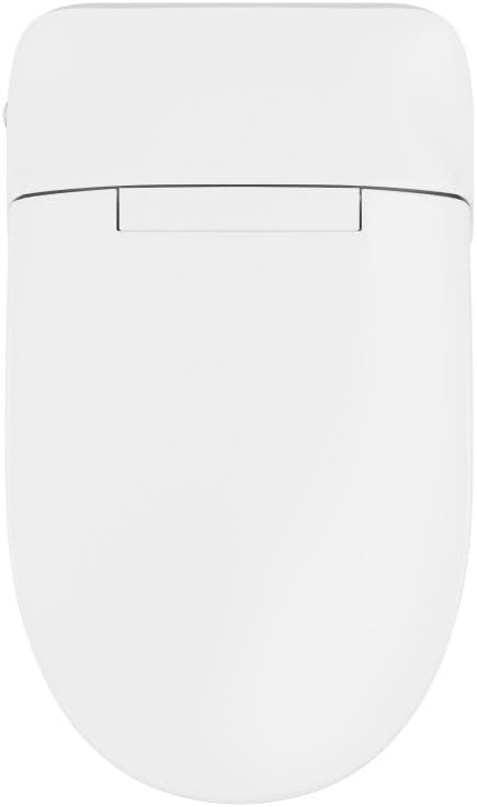 Swiss Madison Hugo H Power Flush Tankless Toilet 10' Rough-in 1 GPF Non-Electric ADA Toilet with Integrated Tank in Glossy White
