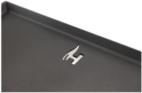 HitchFire Thick Steel Flat Top Griddle with Optional Carrying Case - Griddle + Carrying Case