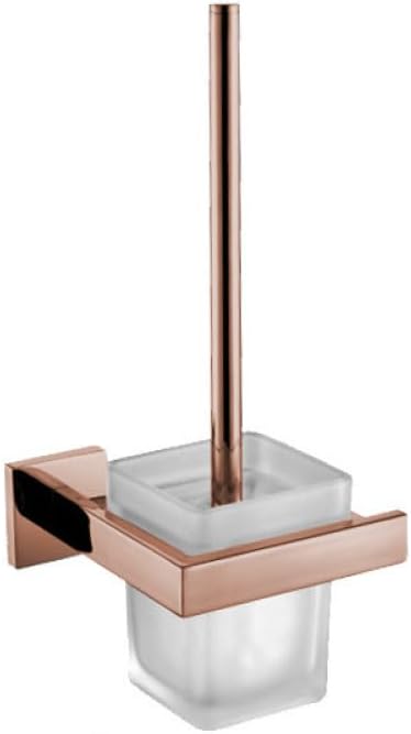 Shiny Polished Rose Gold Bathroom Hardware Accessories Towel Rack Toilet Paper Holder Towel Rail Bar Bathroom Robe Hook,Toilet Brush