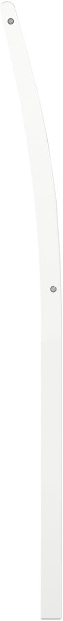 AFI, Portland Queen Sleigh Solid Wood Panel Headboard, White