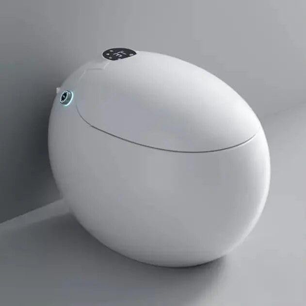 Smart Toilet with Egg Design Semi-Automated with Air Dryer