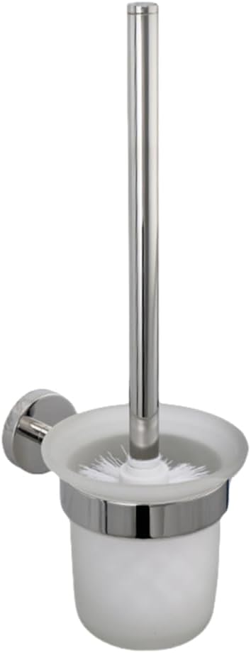 Toilet Brush Holder Wall Mount Wc Cleaning Brush Stainless Steel Bathroom Accessories Black Nickel Rose Gold Toilet Accessories(Chrome)