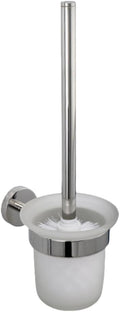Toilet Brush Holder Wall Mount Wc Cleaning Brush Stainless Steel Bathroom Accessories Black Nickel Rose Gold Toilet Accessories(Chrome)
