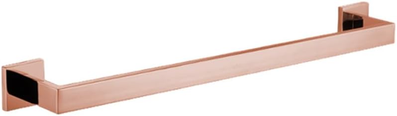 Shiny Polished Rose Gold Bathroom Hardware Accessories Towel Rack Toilet Paper Holder Towel Rail Bar Bathroom Robe Hook,50cm Single bar