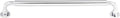 Top Knobs TK828PC Serene Collection 12' Lily Appliance Pull, Polished Chrome