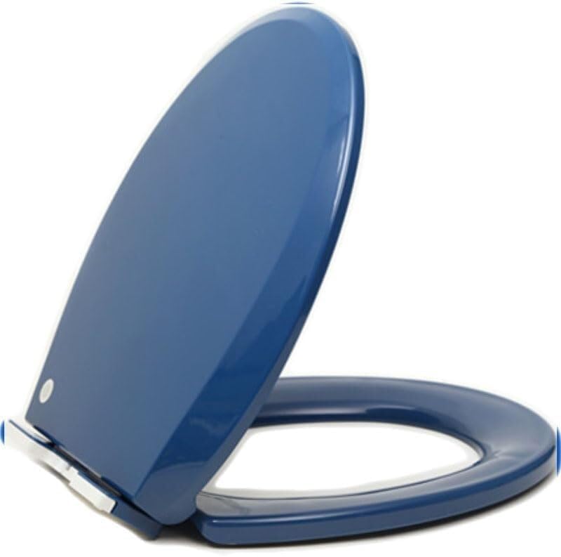 Round Slow Close Toilet Seat, Polypropylene Quiet Toilet Lid, Easy Install & Quick Release For Standard Toilets