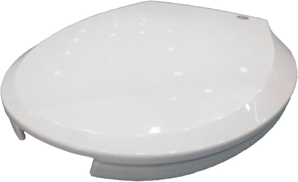 Toilet Seat Soft Close Toilet Seat Commercial Open Front Toilet Seat with Cover, Soft Close Toilet Seat Plastic Large Opening(Round)