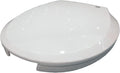 Toilet Seat Soft Close Toilet Seat Commercial Open Front Toilet Seat with Cover, Soft Close Toilet Seat Plastic Large Opening(Round)