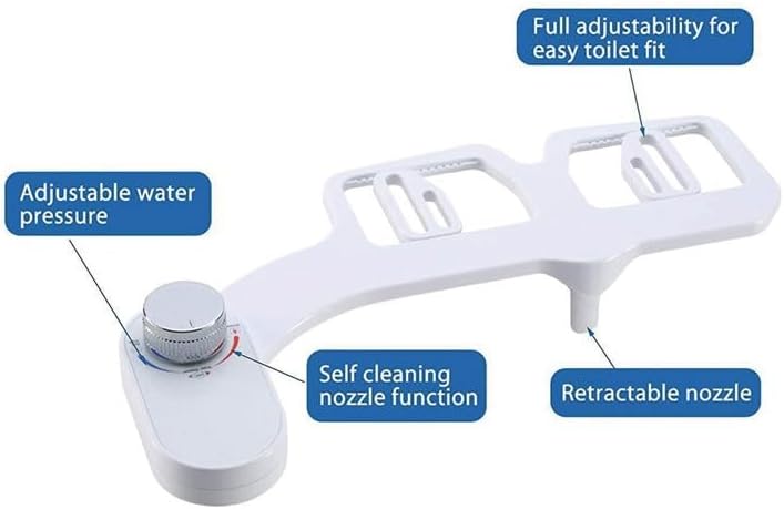 Non-electric Smart Toilet Seat with Feminine Washers Easy To Install Toilet Accessories