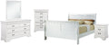 Coaster Louis Philippe Queen Bed 5-Piece Set, White