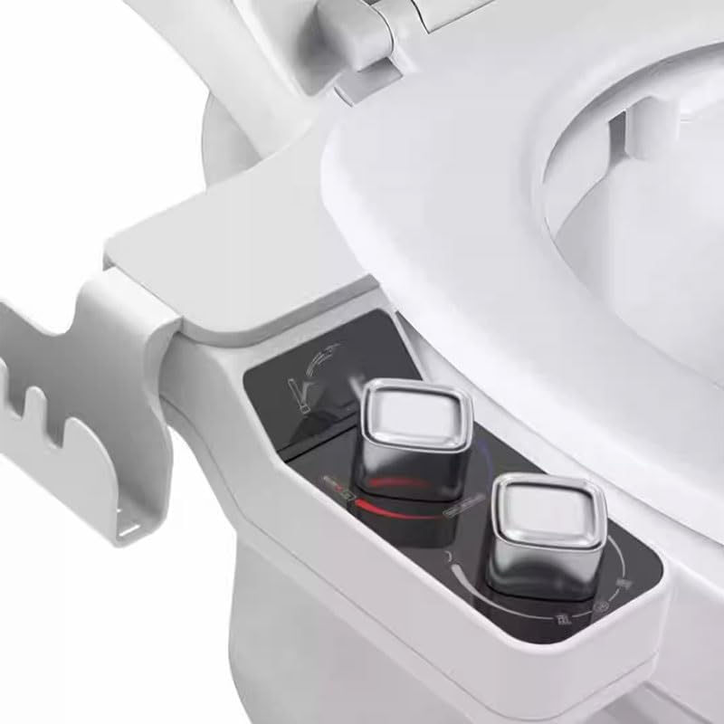 ABS Household Electric-free Toilet Cleaning Device Foldable Non-electric Bidet Non-powered(Style 2)