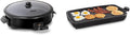 Dash 14' Electric Skillet, 20 Cup + 1500W 20'x10.5' Griddle with Nonstick Surfaces, Recipe Books