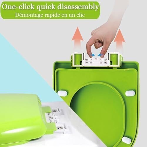 Round Slow Close Toilet Seat, Polypropylene Quiet Toilet Lid, Easy Install & Quick Release For Standard Toilets