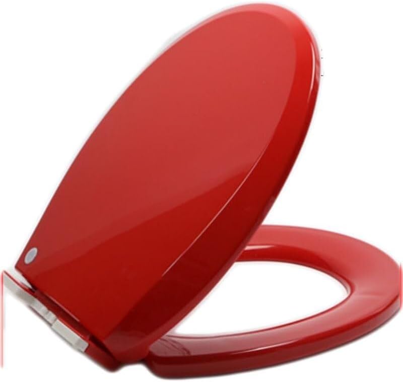 Round Slow Close Toilet Seat, Polypropylene Quiet Toilet Lid, Easy Install & Quick Release For Standard Toilets