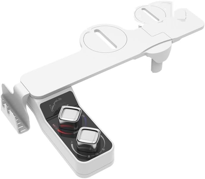 ABS Household Electric-free Toilet Cleaning Device Foldable Non-electric Bidet Non-powered(Style 2)