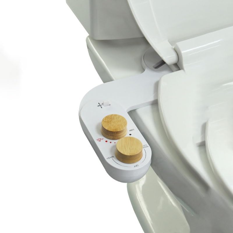 Manual Non-electric Bidet With Knob Hot Cold Water Nozzle Adult Buttocks Washing Bidet