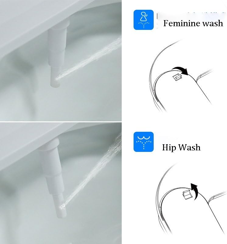 Smart Cold Water Single-Spout Bidet with Manual Angle Adjustment Non-Electric Bidet