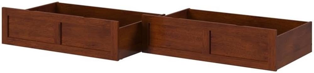 AFI, Set of 2 Extra Long Drawers Queen/King/Twin XL, Walnut