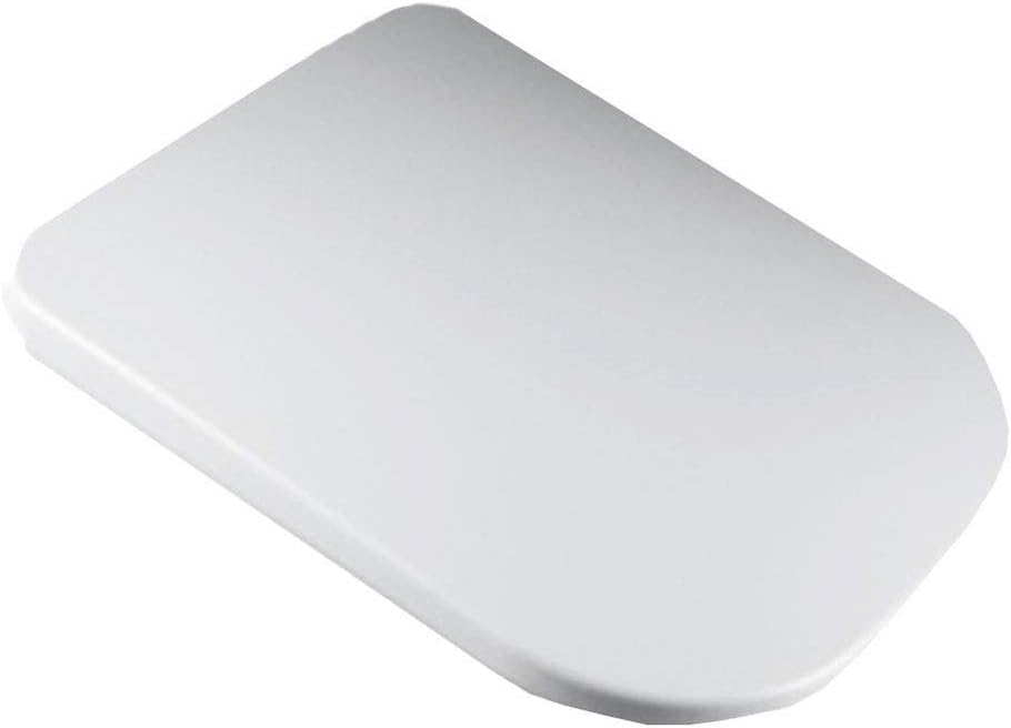 Toilet Seat featuring, Easy Clean Change Hinges and Fastening System, Round, White