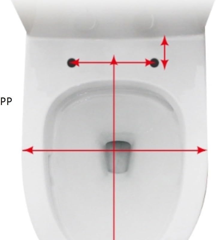 O Shaped Round Toilet Parts Thickened Toilet Seats Bidet Seats
