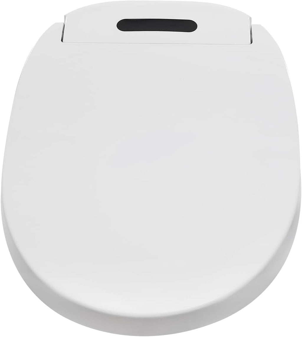 LOYALHEARTDY Smart Bidet Toilet Cover Seat, Intelligent Toilet Cover Seats with Remote Control, Heated Seat & Warm Air Dryer, Self-Cleaning Nozzle, Easy Installation for Elongated & Standard Toilets