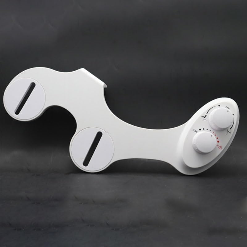Easy-to-install Bidet with ABS White Adjustable Nozzles Hot Cold Non-electric Bidet