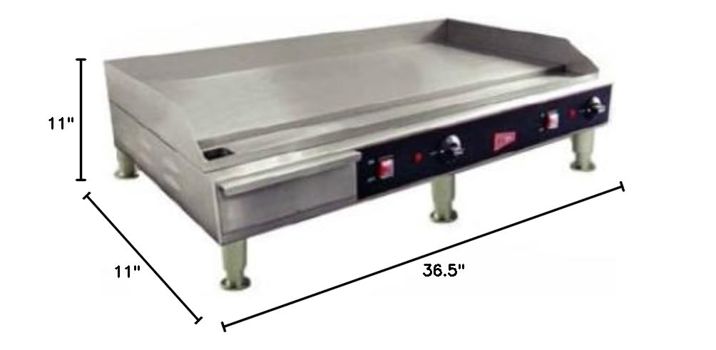 Grindmaster-Cecilware EL1636 Electric Countertop Medium Duty Griddle 36'W