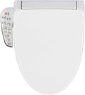 Electronic Bidet Toilet Seat Elongated Smart Heated Toilet Seat, Temperature Controlled Wash, Warm Air Dryer, Smart Touch Panel, Adjustable Warm Water Function, LON004MKJ ( Size : Standard version )
