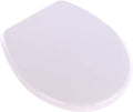 Soft Toilet Seat,Wide Choice of Beautiful Toilet Seats Easy Cleaningtoilet Lid Fit All Standard Round Toilet No Slam (E Top)
