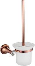 Coat Hook Bathroom Hooks Rose Gold Bathroom Accessories Brass Wall Mounted Toilet Brush Paper Towel Holder Rack Glass Shelf Bath Hardware Set.,Robe Hook(Color:Toilet Cup Holder)