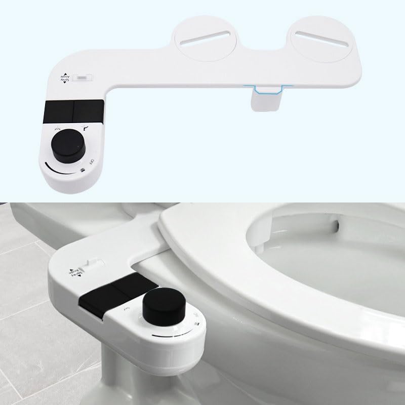Non-electric Bidet Push-button Cold Water Self-cleaning Nozzle Adjustable Angle for Buttocks Washing