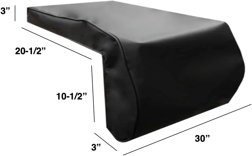 Windproof Covers 30 inch Heavy Duty Premium Vinyl Cover to fit Coyote Flat Top Griddle Built-in