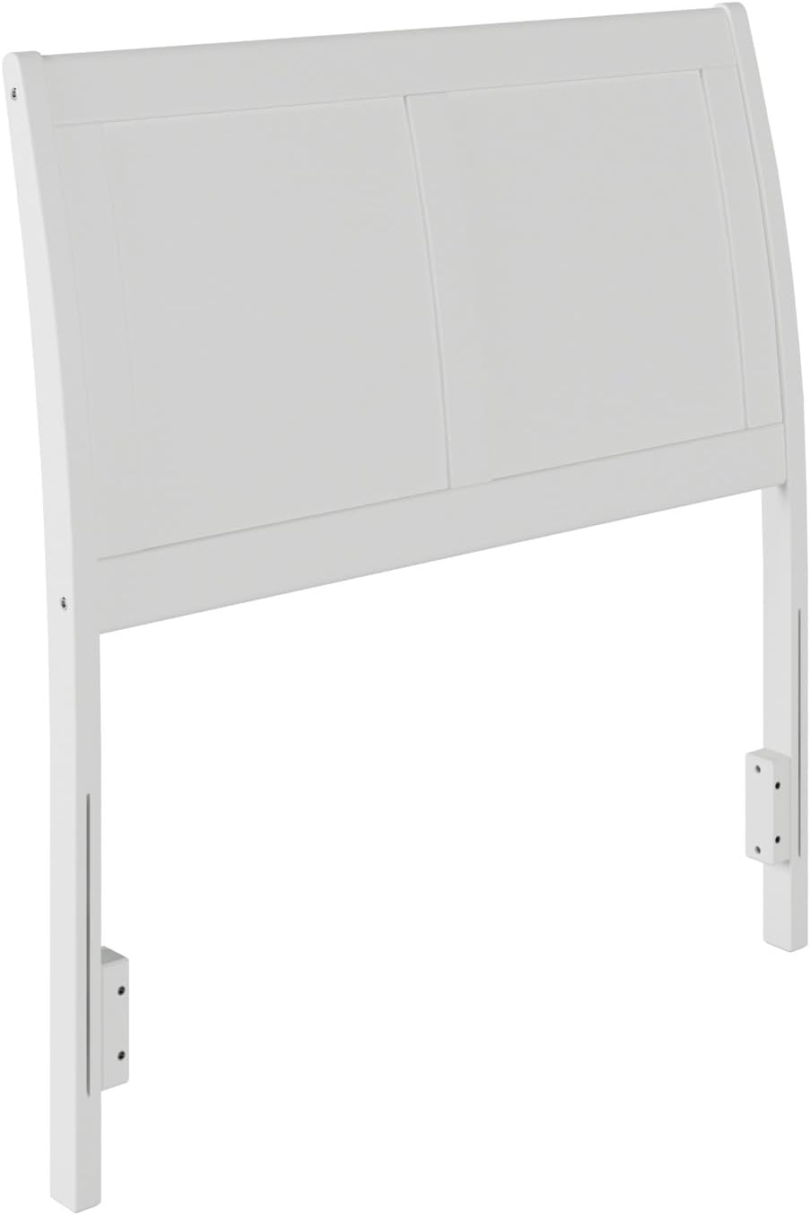 AFI, Portland Twin Sleigh Solid Wood Panel Headboard, White