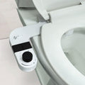 Non-electric Bidet Push-button Cold Water Self-cleaning Nozzle Adjustable Angle for Buttocks Washing
