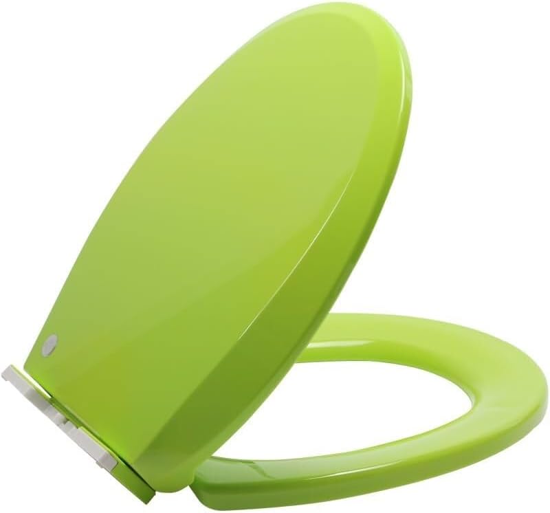 Round Slow Close Toilet Seat, Polypropylene Quiet Toilet Lid, Easy Install & Quick Release For Standard Toilets