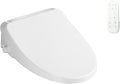 Electronic Bidet Toilet Seat Elongated Smart Heated Toilet Seat, Temperature Controlled Wash, Warm Air Dryer, Smart Touch Panel, Adjustable Warm Water Function, LON004MKJ