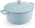 MasterClass Cast Aluminium Sky Blue Casserole Dish, 28cm, 5 Litre, Gift Boxed