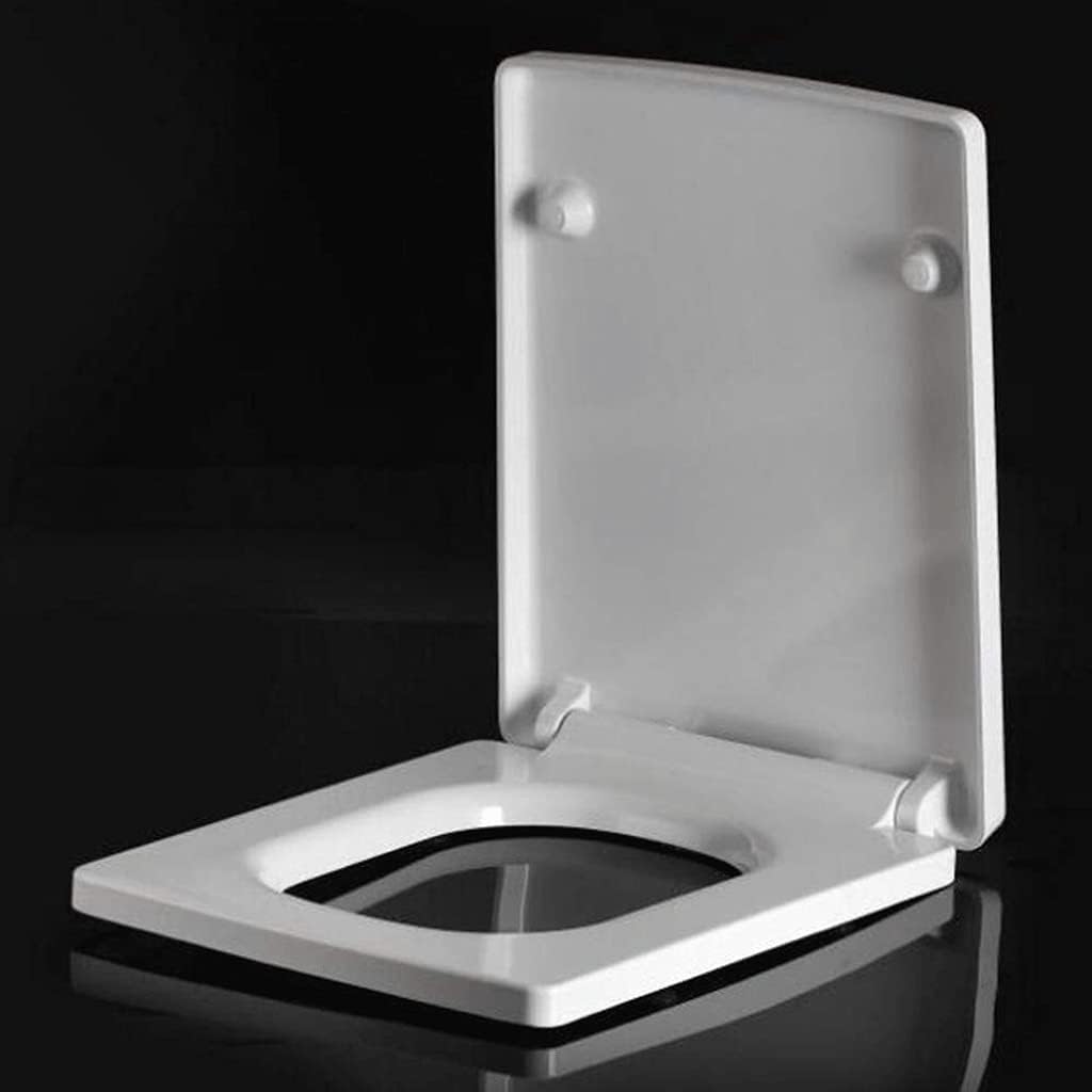 Toilet Lid - Molded Seat with Easy Clean Change Hinges and Fastening System, Round