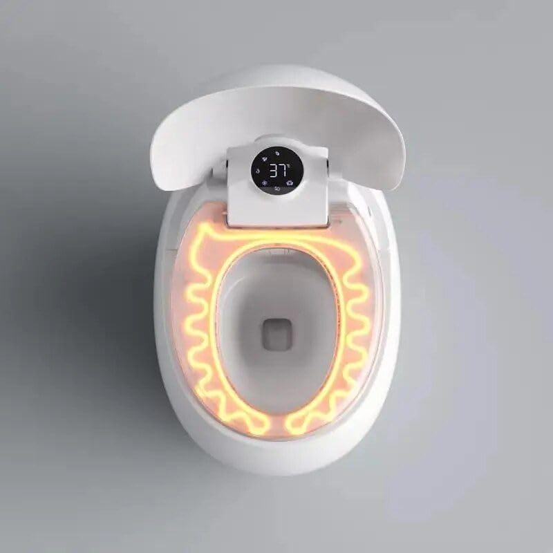 Smart Toilet with Egg Design Semi-Automated with Air Dryer