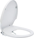 Intelligent Flushing Toilet Cover Female Washing Buttocks Seat Non-electrical Cleaning Stool Lid with Bidet(O-shape)