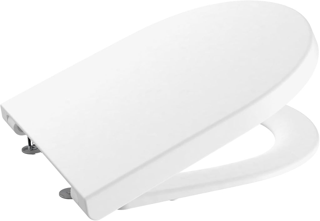 Roca A801D10001 The Gap Round Toilet Seat and Lid, White