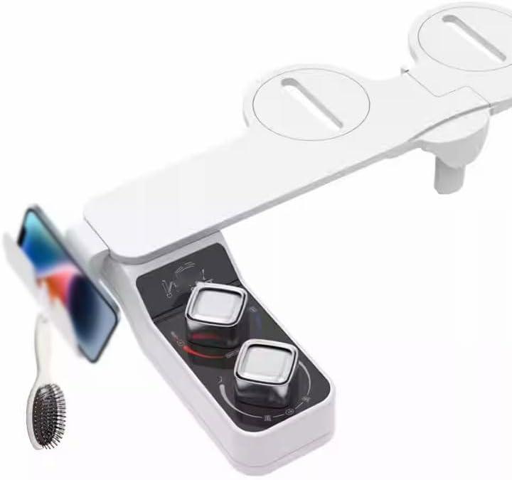 ABS Household Electric-free Toilet Cleaning Device Foldable Non-electric Bidet Non-powered(Style 2)