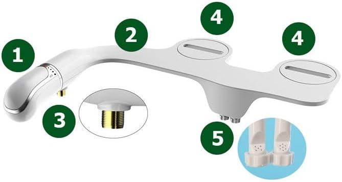 Non-electrical Smart Bidet Butt-washing Device Household Toilet Accessories