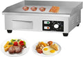 Commercial Electric Griddle, 17' Teppanyaki Grill, 2500W Electric Flat Top Grill, Stainless Steel Electric Countertop Griddle, 50-300℃ Countertop Griddle for Pancake, Chicken
