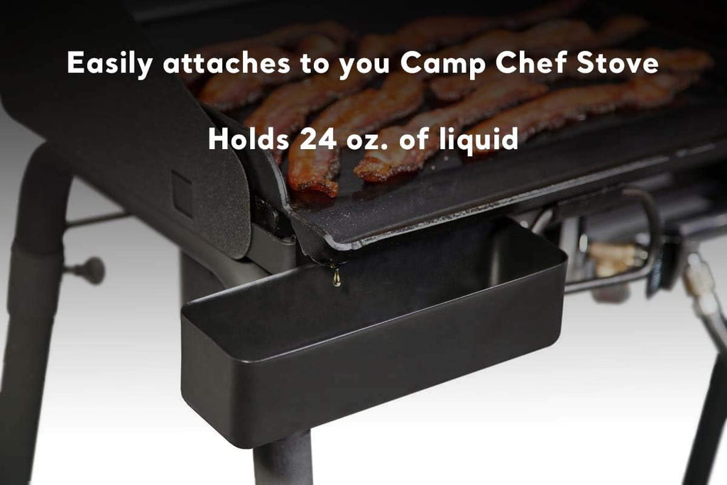 Uniflasy Fry Griddle Top for Camp Chef 2 burner Stove, 14'x32' FlatTop Gas Grill StoveTop Accessories Grease Catcher Pan for Camp Chef Stove Griddles,Grill Collection Pan for SG60 SG90 SG100