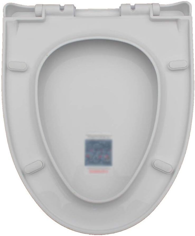 Toilet Seats Cover Thermal Transfer Printed Round Art Seat Lid with Adjustable Hinge Starfish Shell Patterns Home Bathroom Mat Use Decor
