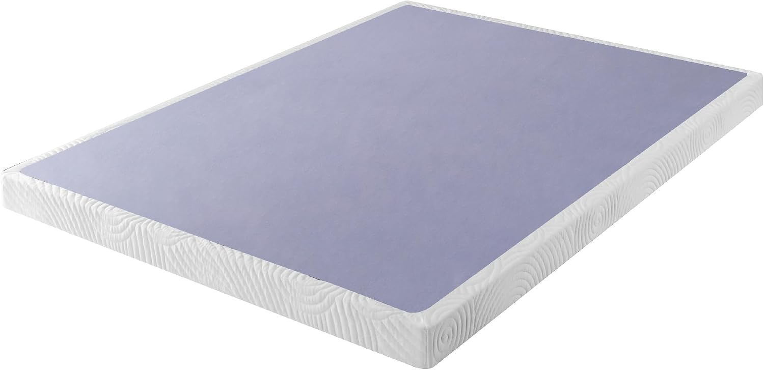 ZINUS Edgar 4 Inch Wood Box Spring, Mattress Foundation, Sturdy Wood Structure, Low Profile, Easy Assembly, Full