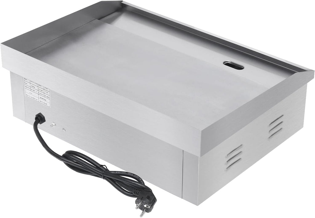 21' Commercial Electric Griddle, Commercial Flat Top Grill 3000W Stainless Steel Electric Countertop Griddle