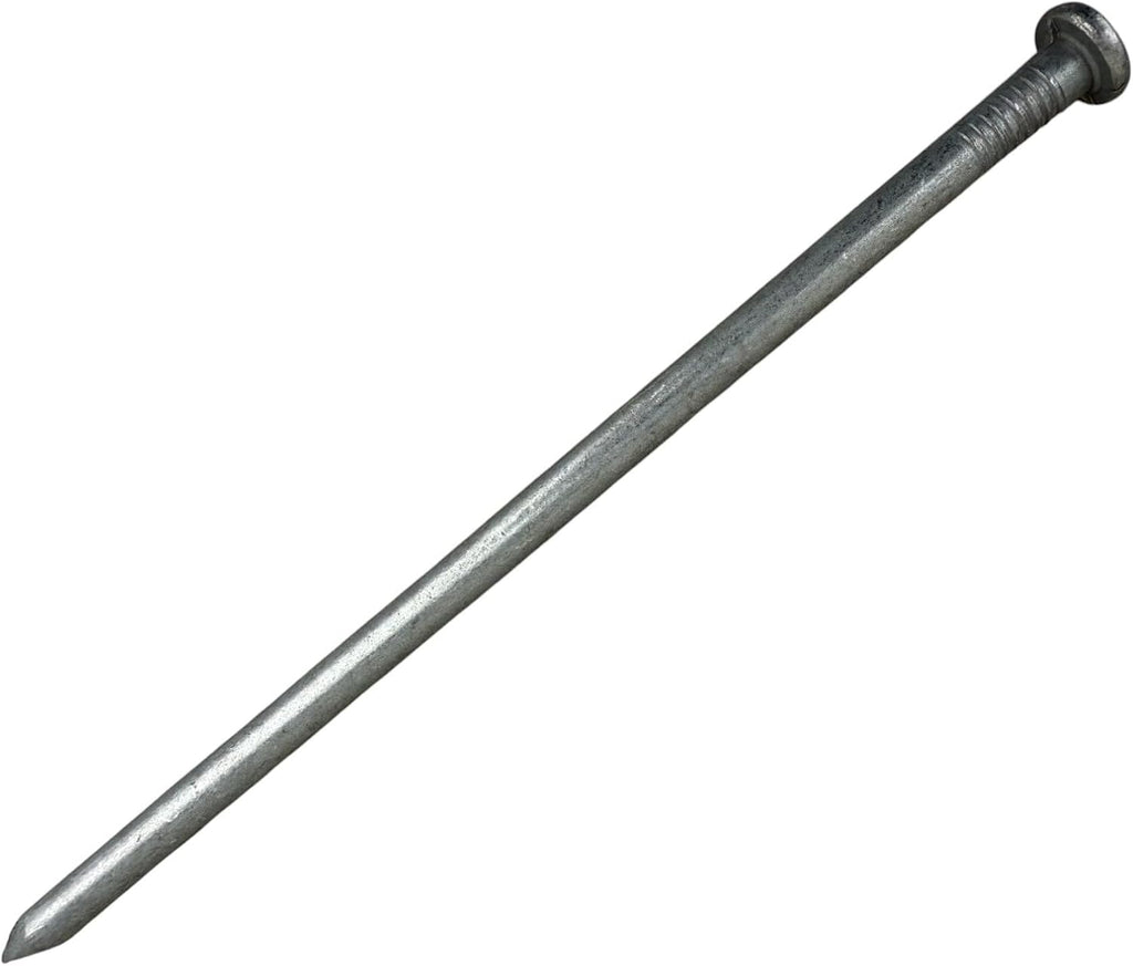 Sandbaggy 3/8' x 10' Landscape Spike Nails - Galvanized Timber Spikes - Construction, Landscape Edging, Framing, Landscape Fabric (3/8' x 10' (Galvanized), 800)
