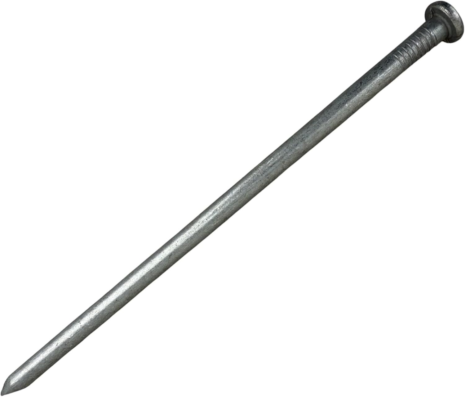Sandbaggy 3/8' x 10' Landscape Spike Nails - Galvanized Timber Spikes - Construction, Landscape Edging, Framing, Landscape Fabric (3/8' x 10' (Galvanized), 800)